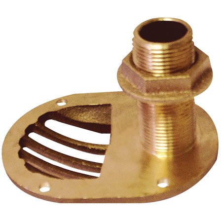 GROCO STH Bronze Scoop Thru-Hull With Nut STH-1000-W